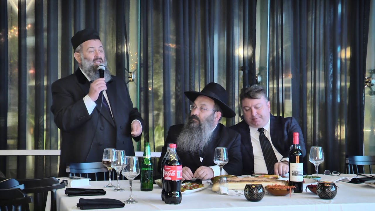 הרב הגאון רבי יעקב גאגולה בדברי תורה לכבוד הצדיק רבי חכם מיכאל הקטן זצוק