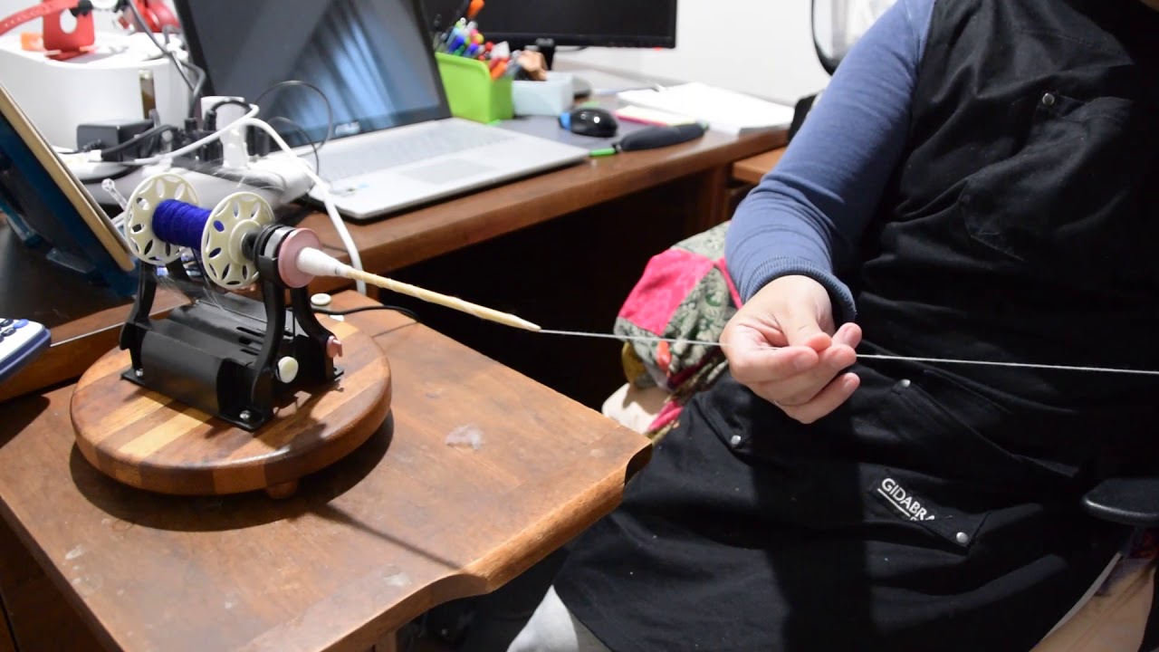 how to wind on quill style spinning on eew nano