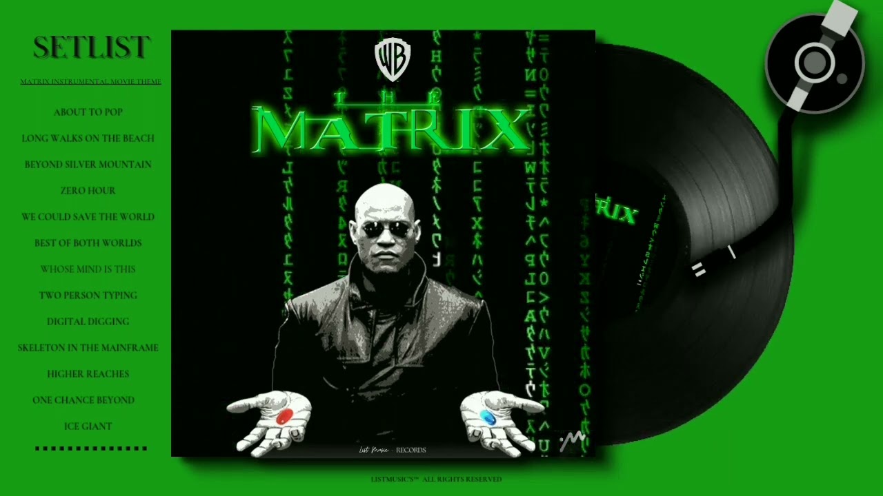 The Matrix Movie soundtrack - vinyl disc Morpheus