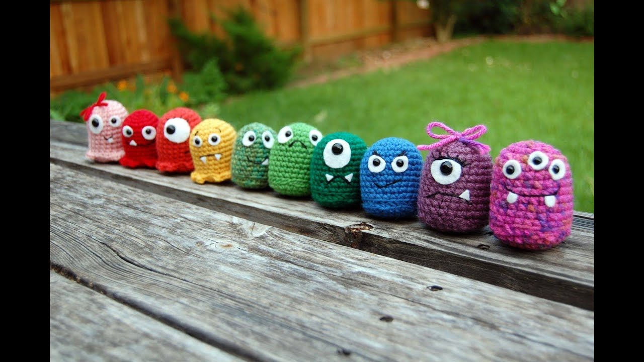 Crochet Amigurumi Baby Monsters with CraftyisCool / Magic Ring tutorial
