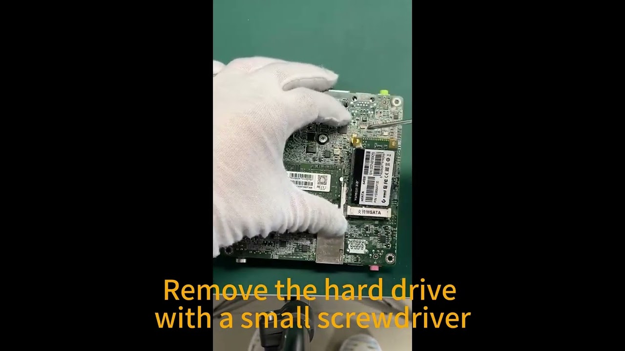 5. Clean the memory card and hard drive