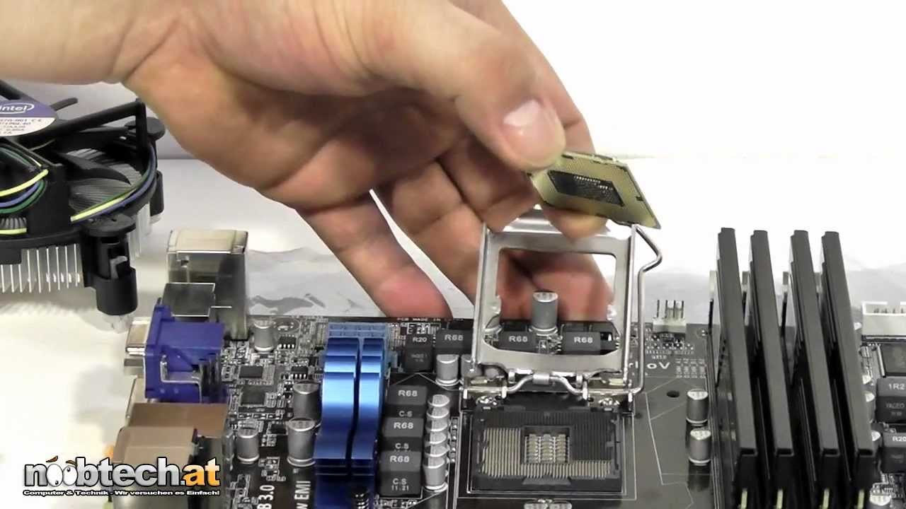 Prozessor (CPU) einbauen + Wärmeleitpaste auftragen - NooBTECH.at