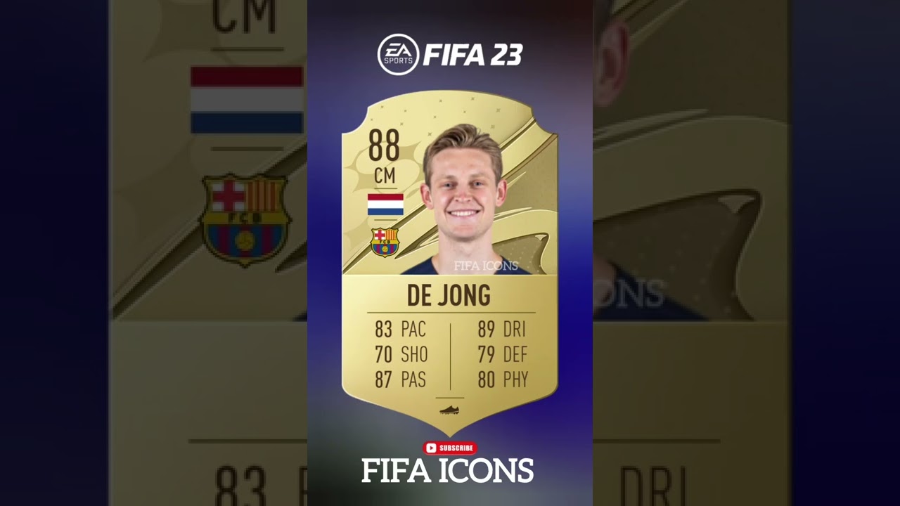 De Jong NEW CARD IN FIFA 23 #dejong #fifa23