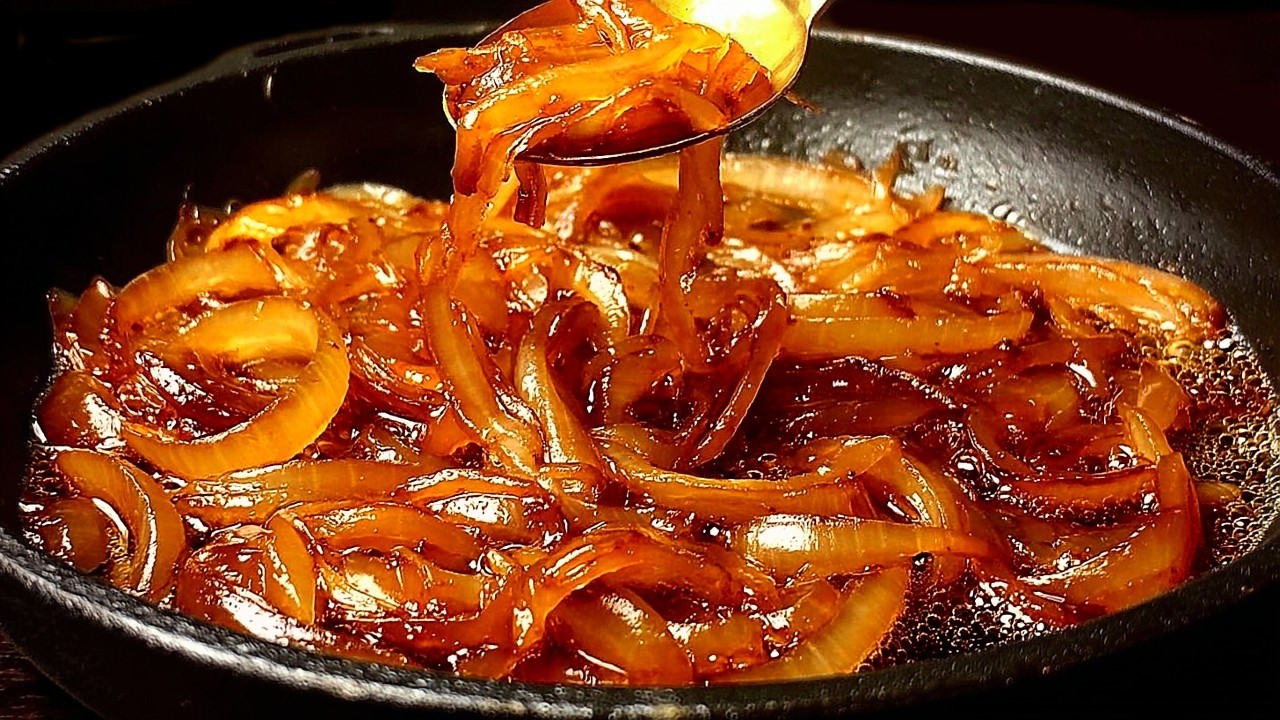 Ich brate keine Zwiebel mehr! Nur wenige Leute kennen diesen Trick! Lecker, wie im Restaurant