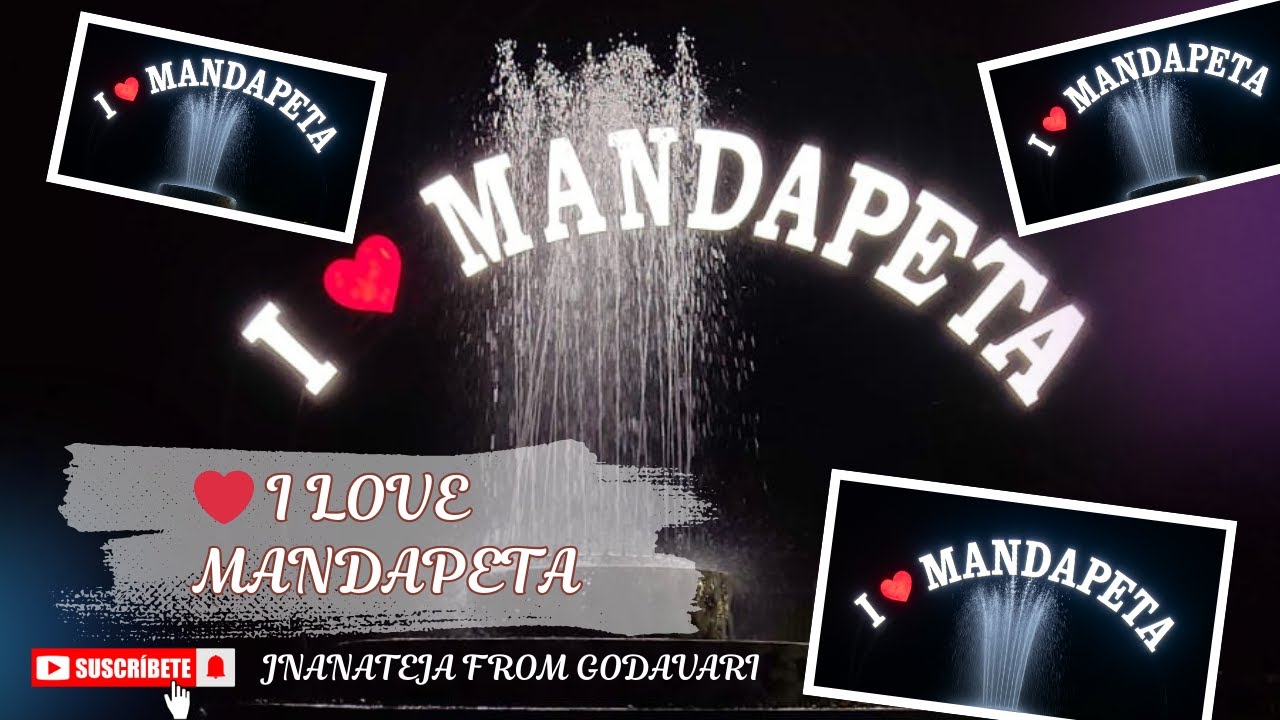 💖 Mandapeta I Love Fountain | Trendy Reel Spot 2025