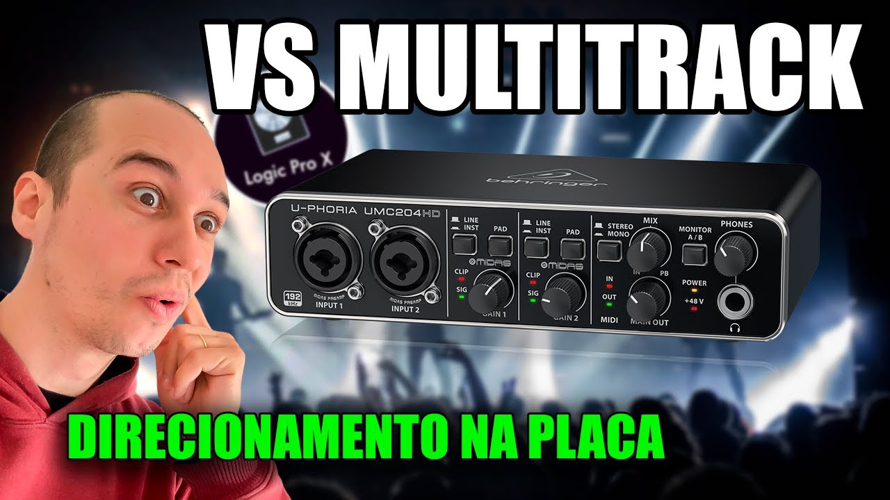 Como soltar vs ao vivo | Interface Behringer UMC204HD