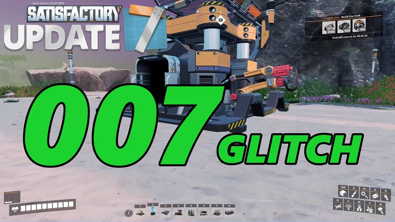 The BIGGEST Satisfactory speedrunning glitch ever discovered: The 007 Glitch