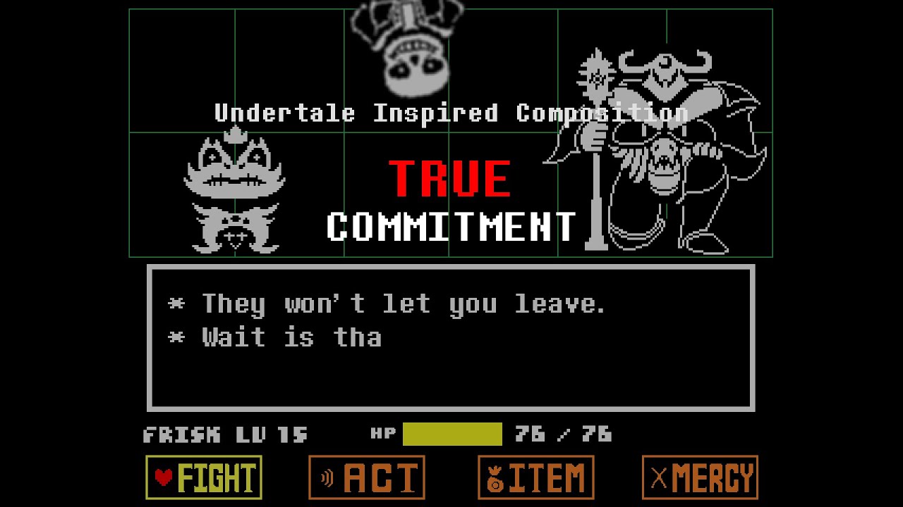 Undertale Inspired Composition - True Commitment