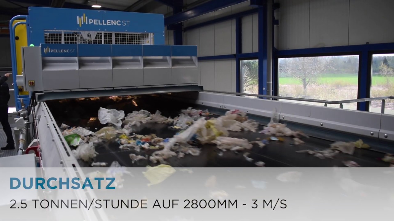 Demo : Pellenc ST LDPE Post Consumer Film Sortierung