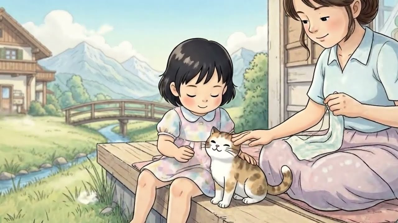 Whispers of a Cozy Home - The Peaceful Countryside Life | Ghibli Style ASMR