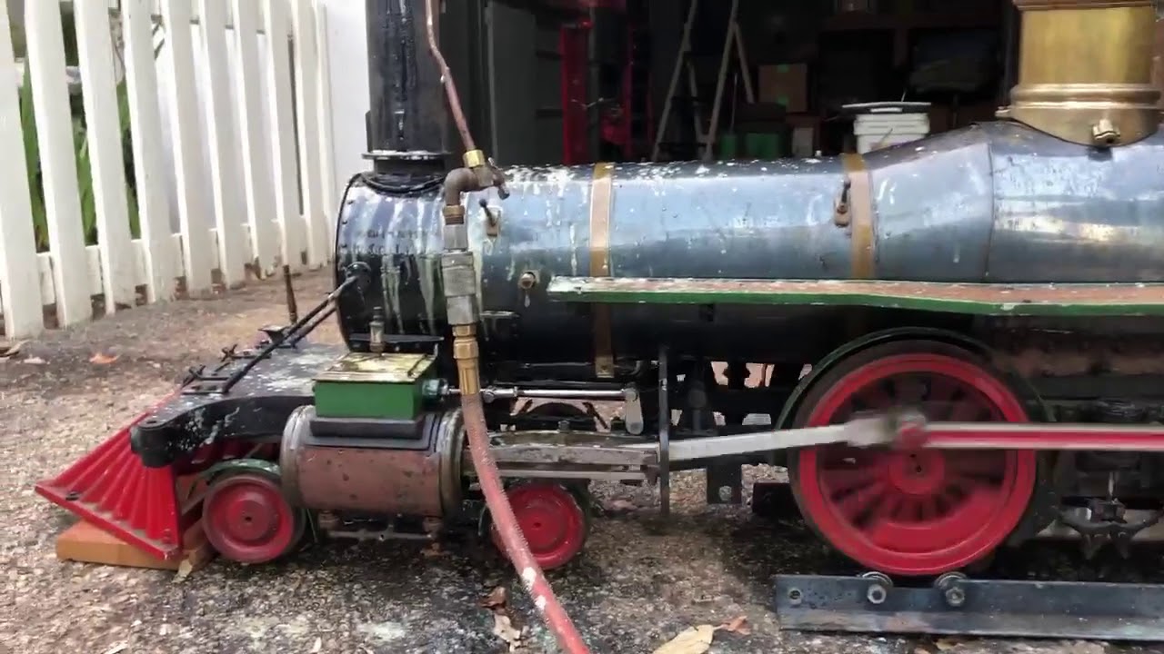 Railroad supply 4-4-0 first run on steam