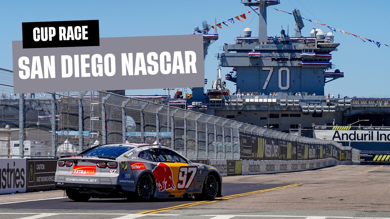 NASCAR Race at the San Diego Naval Base 🚢🇺🇸