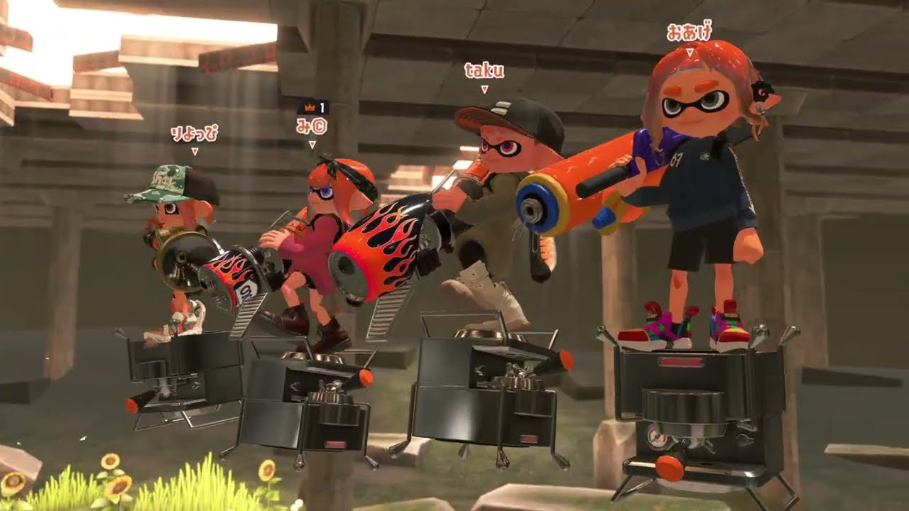 【スプラトゥーン３】プレイ記録304_ガチヤグラ_バレルスピナー