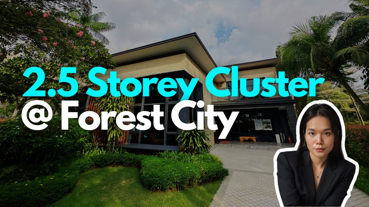 Luxury House Tour - Golf View Cluster Home  @ Golf Fringe Villa Forest City Johor