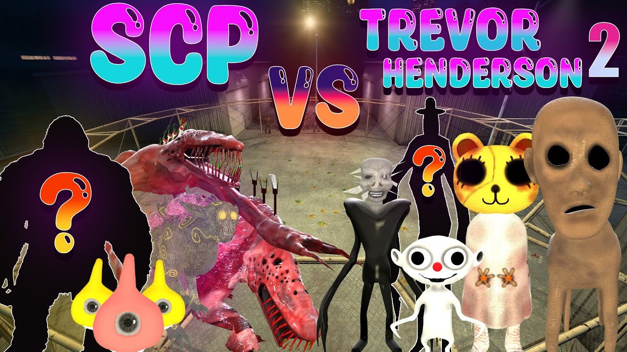 MONSTER TREVOR HENDERSON Vs. TEAM SCP ? part 2 siapakah yang akan menang ?? di garrys mod!