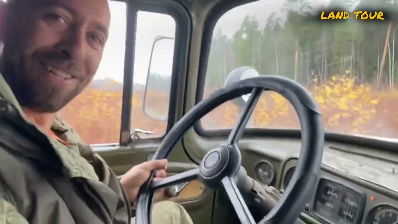 Тур на военном ЗИЛе, самостоятельное управление.