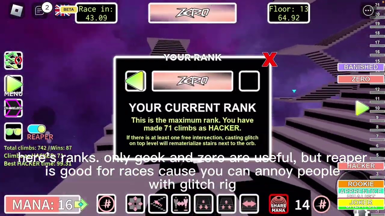 hacker guide crazy stairs