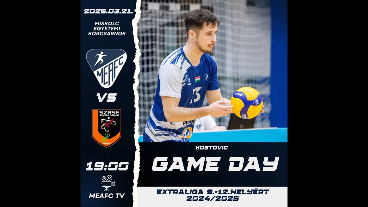 MEAFC TV Röplabda MEAFC-Peka Bau - Vidux-Szegedi RSE