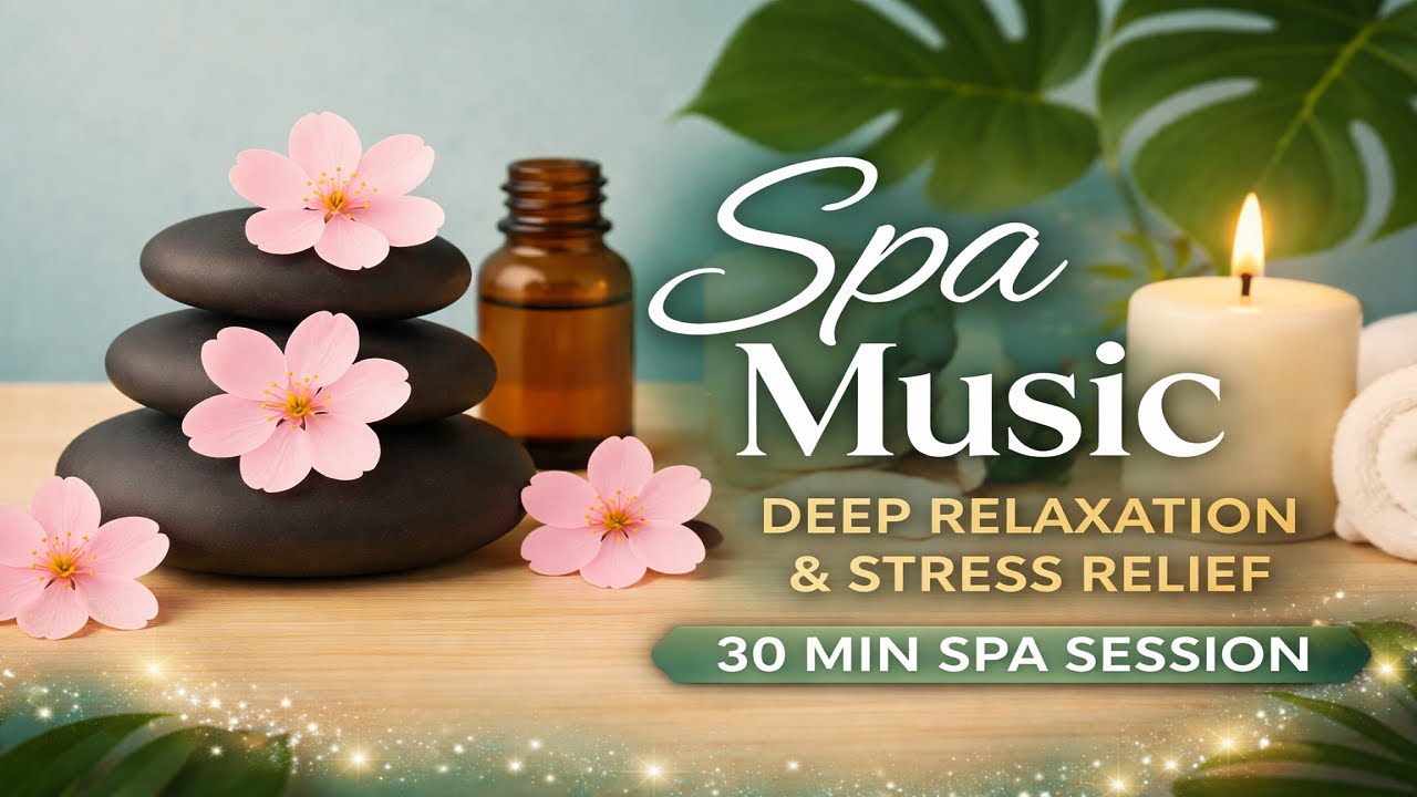 Spa Music for Deep Relaxation & Stress Relief | Calm Wellness Ambience | 30 Min Spa Session