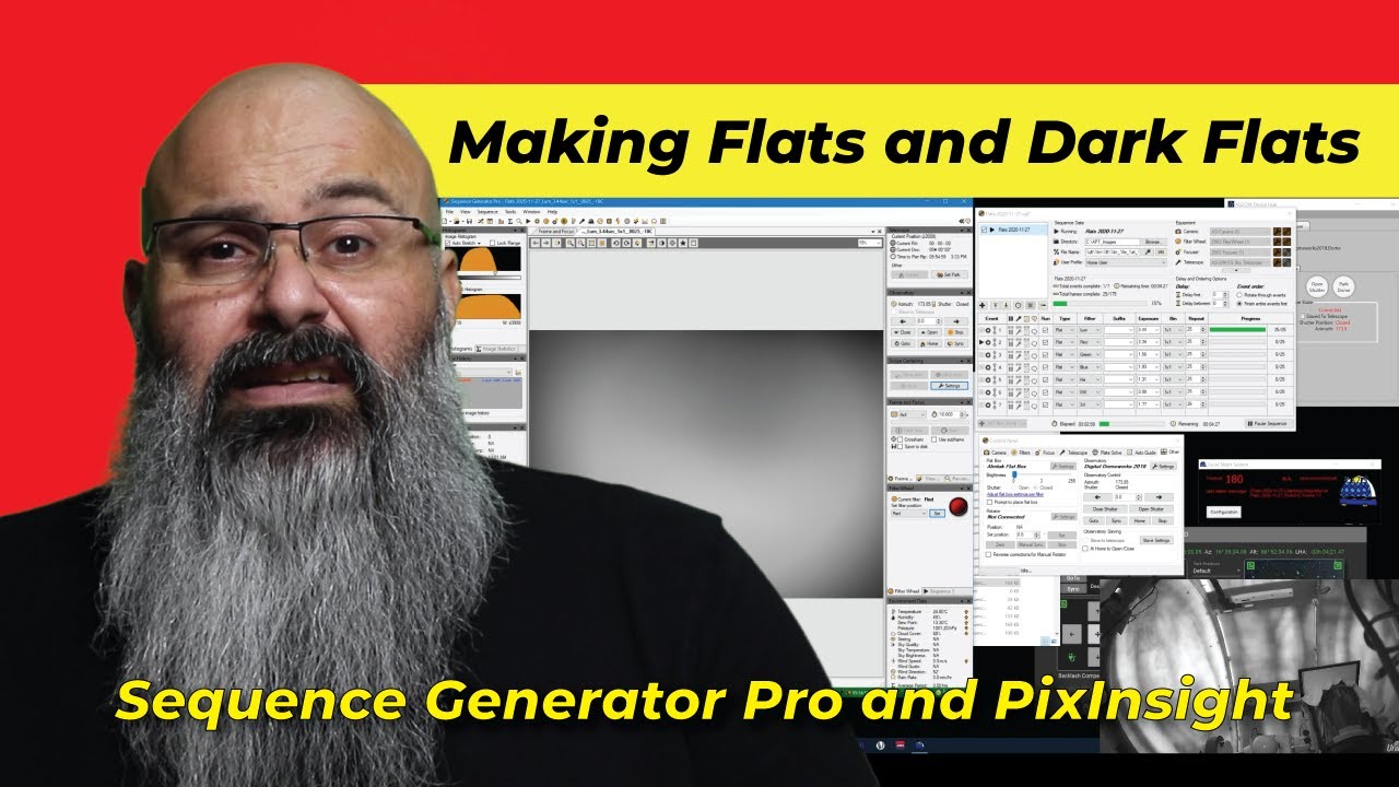 Ep 050 - Making Flats and Dark Flats with SGP and PixInsight
