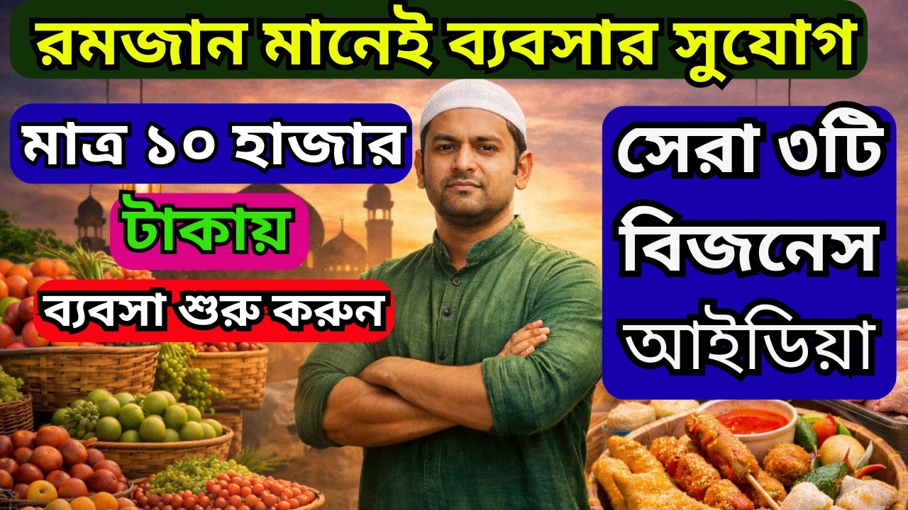 Start a Small Ramadan Business with 10,000 Taka | রমজানে ১০,০০০ টাকা দিয়ে  ব্যবসা শুরু করুন