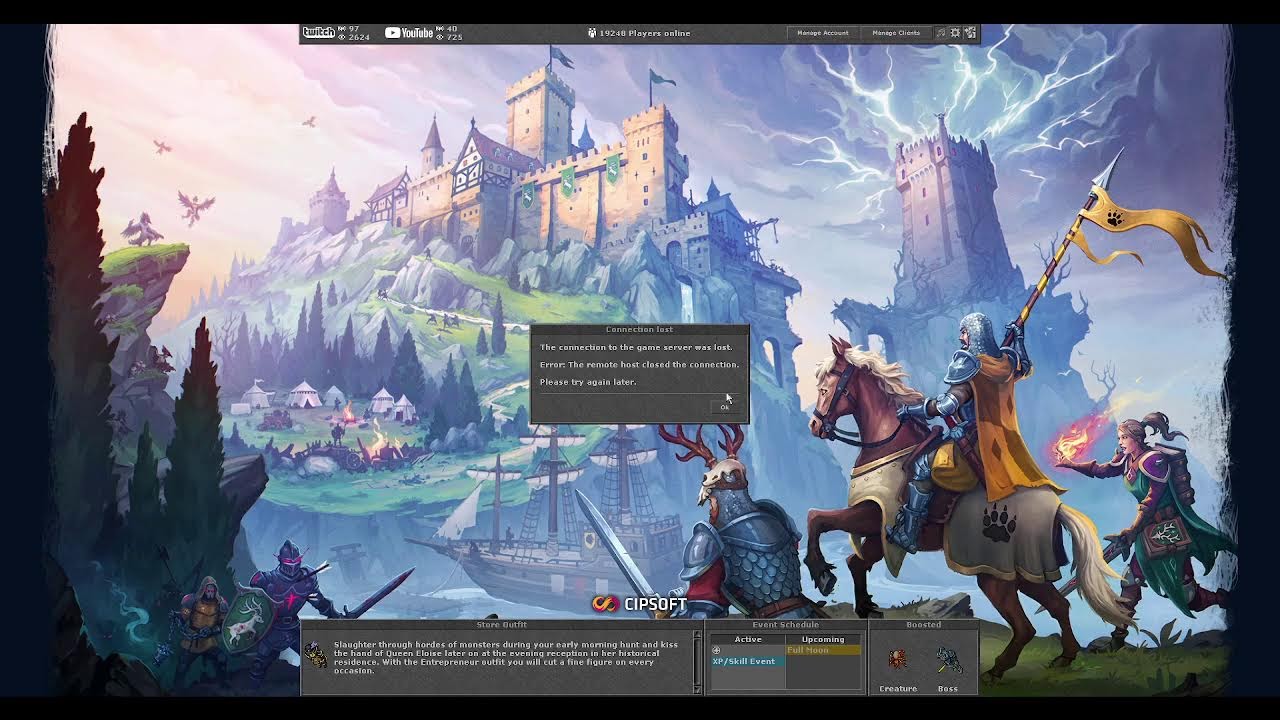 TIBIA GLOBAL - KNIGHT LVL 100+