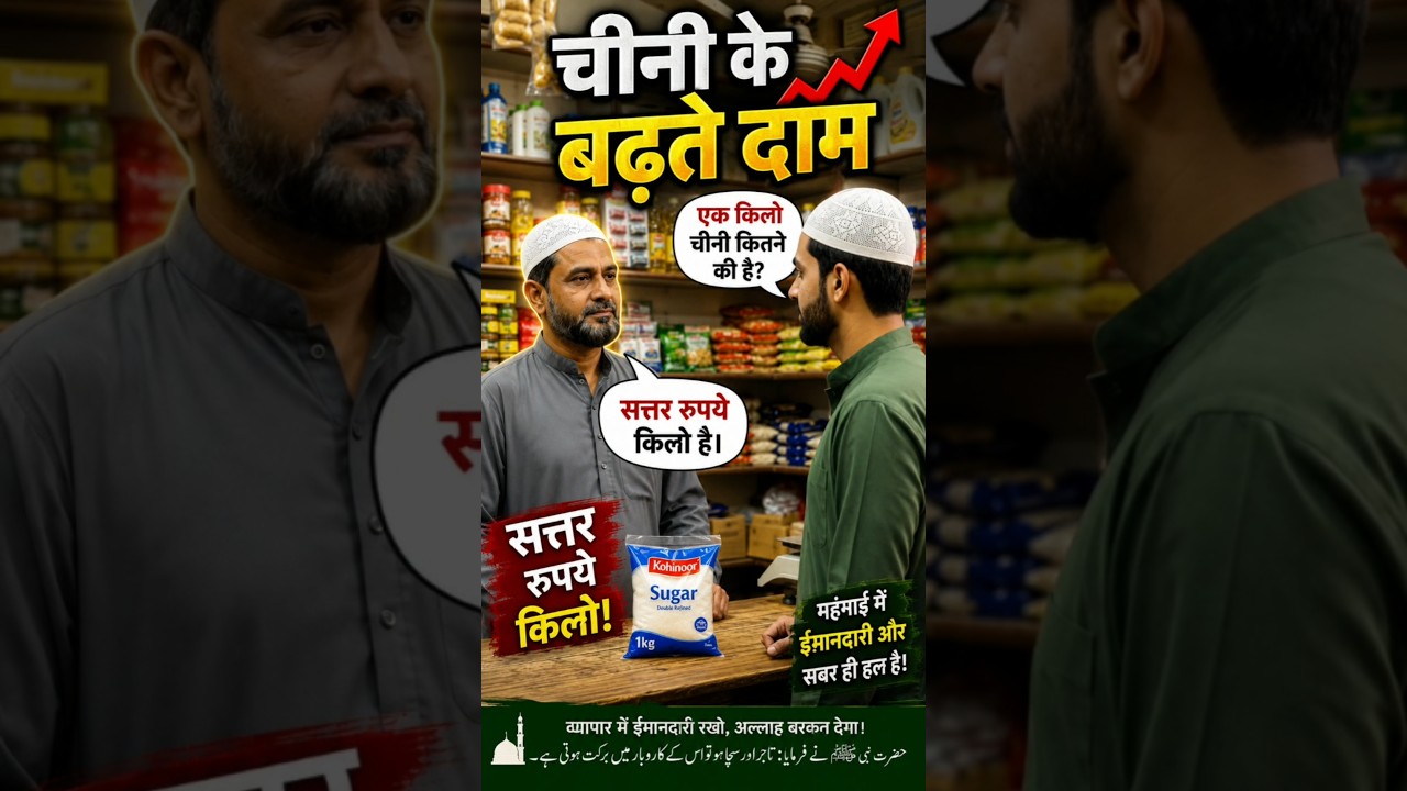 Sugar ₹70 Per Kg! 😱 Why Did the Price Increase? | Honest Shopkeeper & Customer | Islamic Shorts