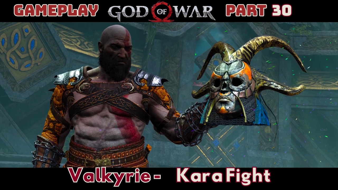 God Of War - Kara Valkyrie Fight | PS5 Gameplay | Part 30