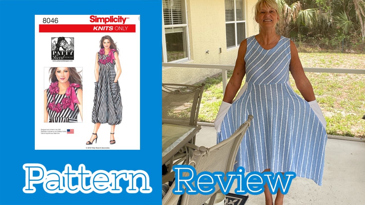 Pattern Review!  Simplicity 8046 Patty Reed Design