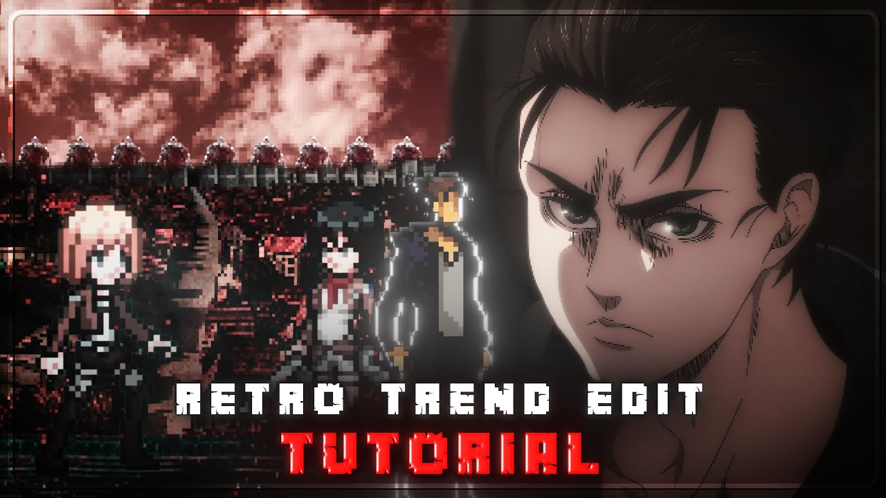 Retro trend edit tutorial on alight motion (+preset)