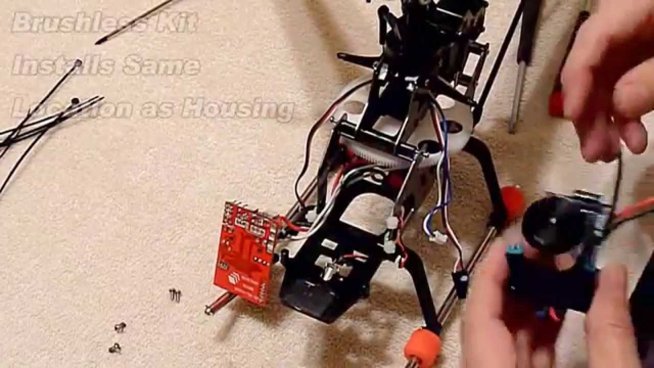 como montar motor bushless v913