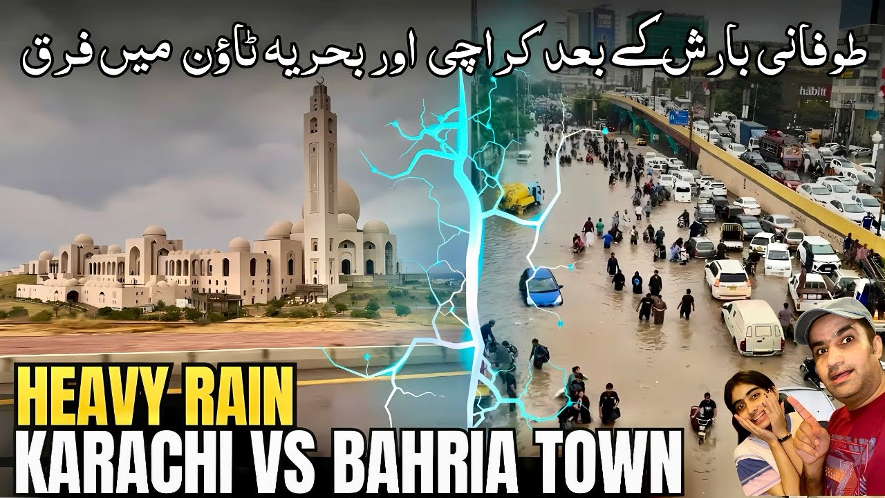 After Heavy Rain in Karachi Vs Bahria Town ☔️ 