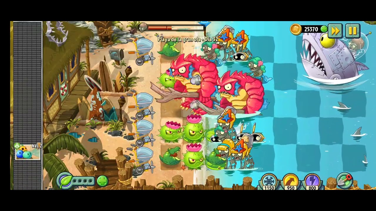 Batalla final del mundo de la playa de la gran ola(parte 2 perdón por no mostrar todo lo que Ise)