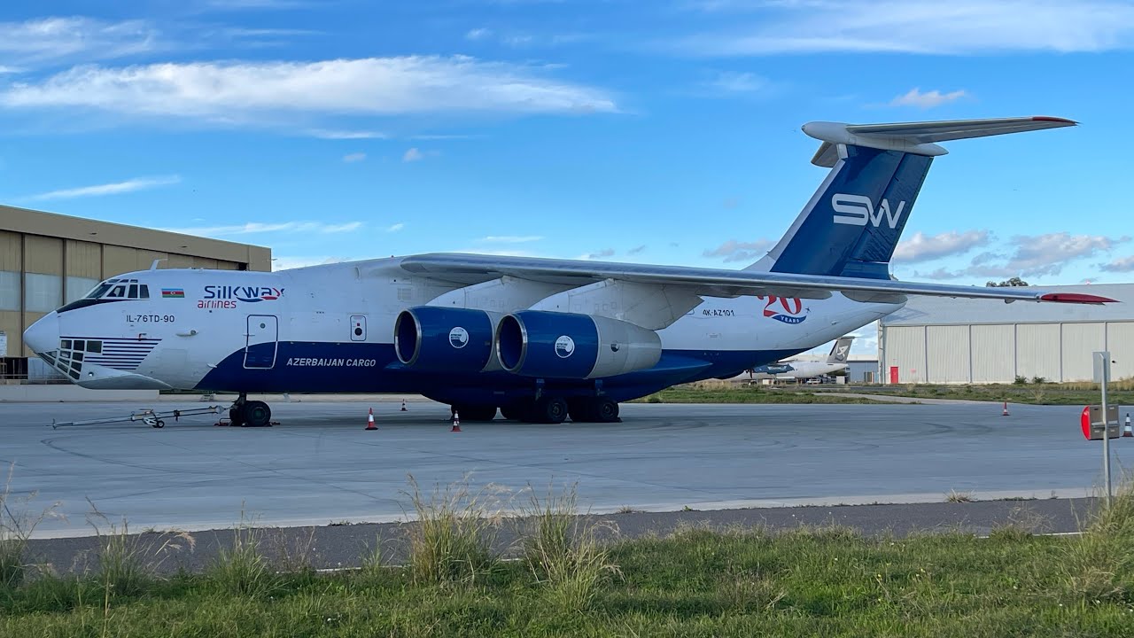 Silk Way Airlines Ilyushin Il-76TD-90SW 4K-AZ101 at Malta International Airport | 2025