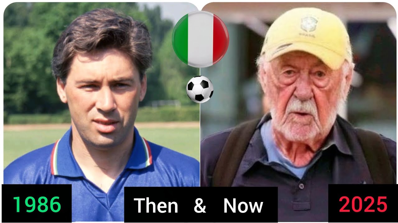 🇮🇹 Italian football players in the 1986 World Cup 🏆 (then and now)