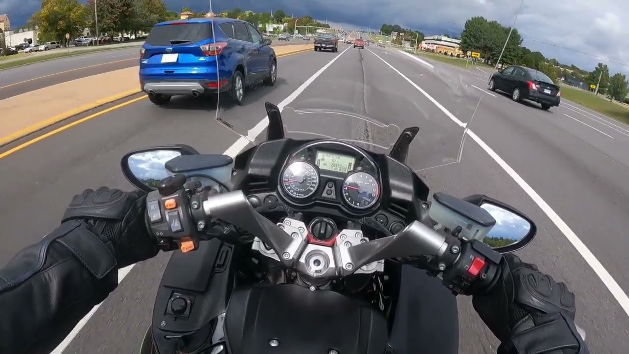 Riding around on my Kawasaki Concours 14