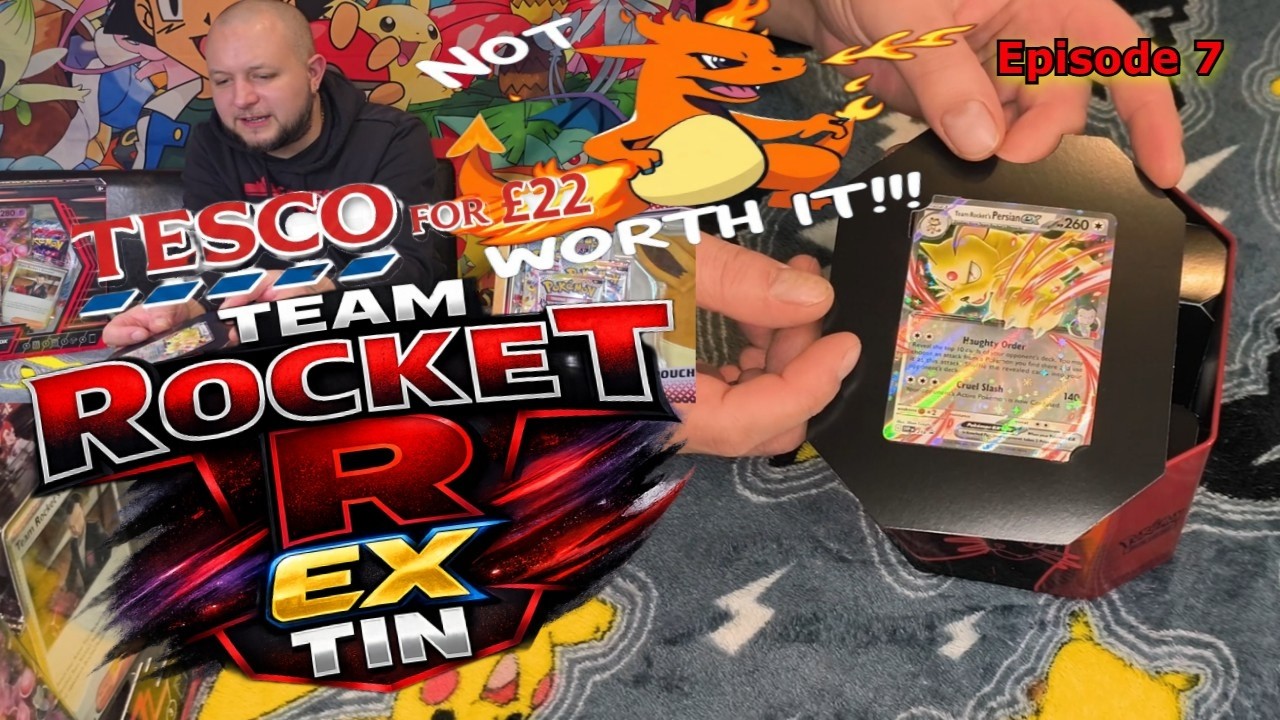 Team Rocket’s Persian EX Tin Opening… £22 from Tesco & ZERO HITS! 😱 Episode 7