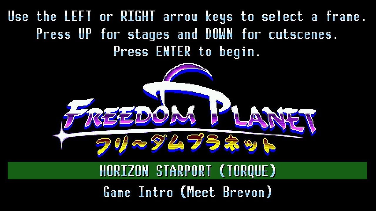 Freedom Planet - Horizon Starport - Warp Sector (Not Finished)