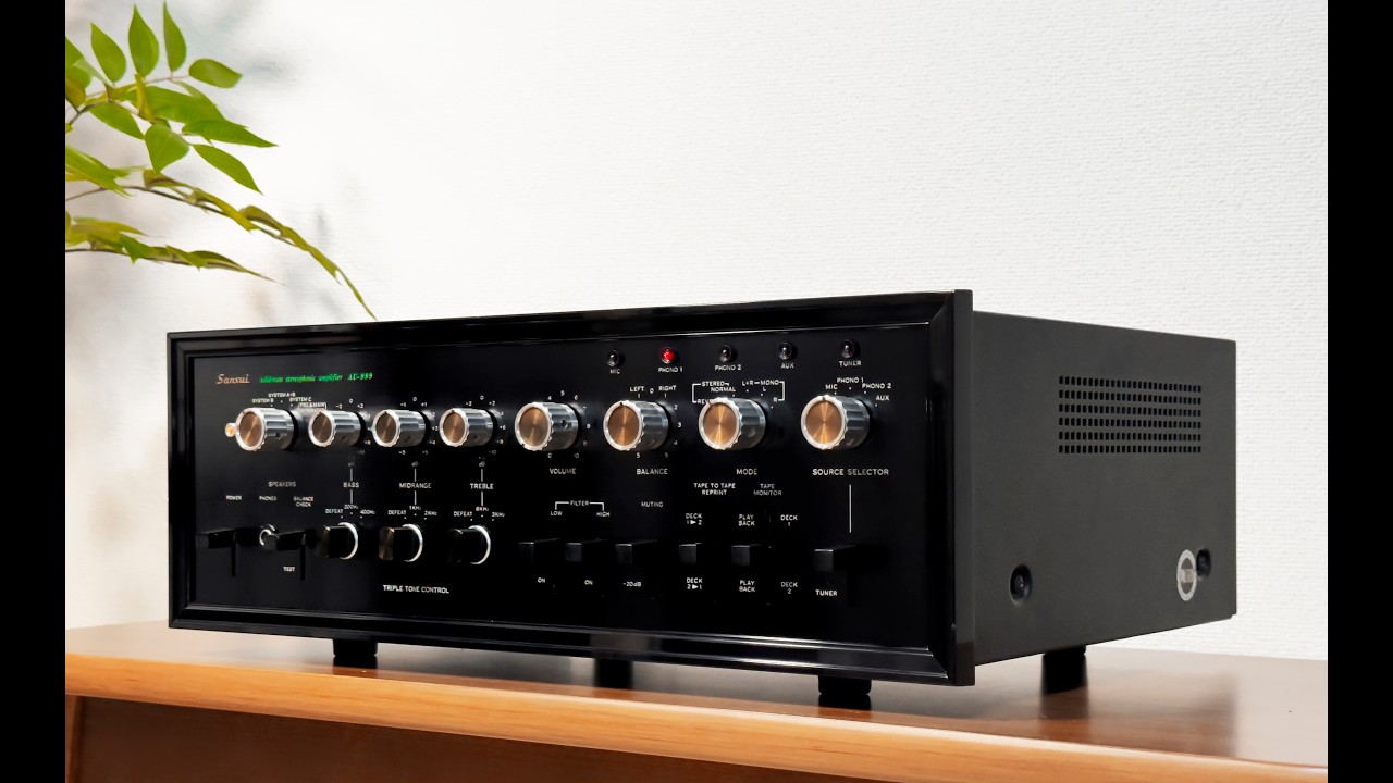 Testing the Classic Sansui AU-999 Amplifier : Raw, Warm & Timeless (Audio Demo)