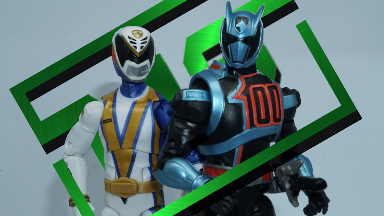 Lightning Collection I Power Rangers: S.P.D. Omega Ranger and Shadow  Ranger Toy Review