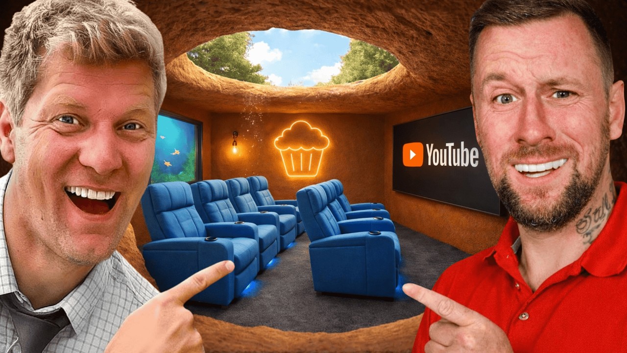 Trying to build an UNDERGROUND CINEMA on a budget!
