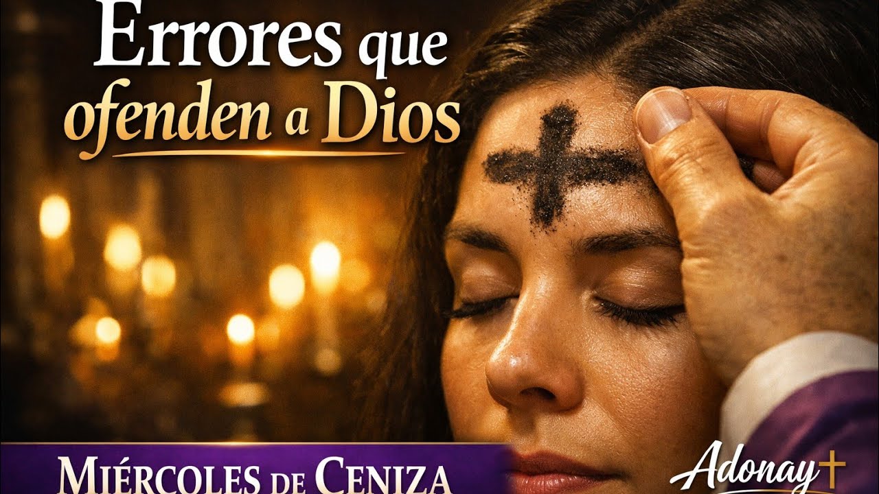 Errores que ofenden a Dios en Miercoles de ceniza @AdonayCaminandoConJesus