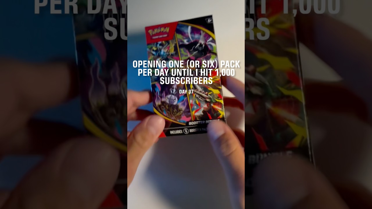 Pitch Black Booster Bundle for Day 37 to Celebrate Release Day for the New Set! #pokemon