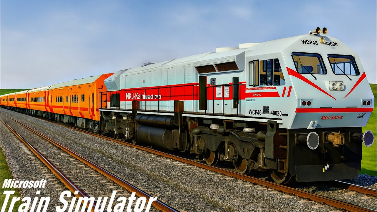 TKD WDP4B SHUNTING ICF TRAIN | TRAIN SIMULATOR | MSTS |