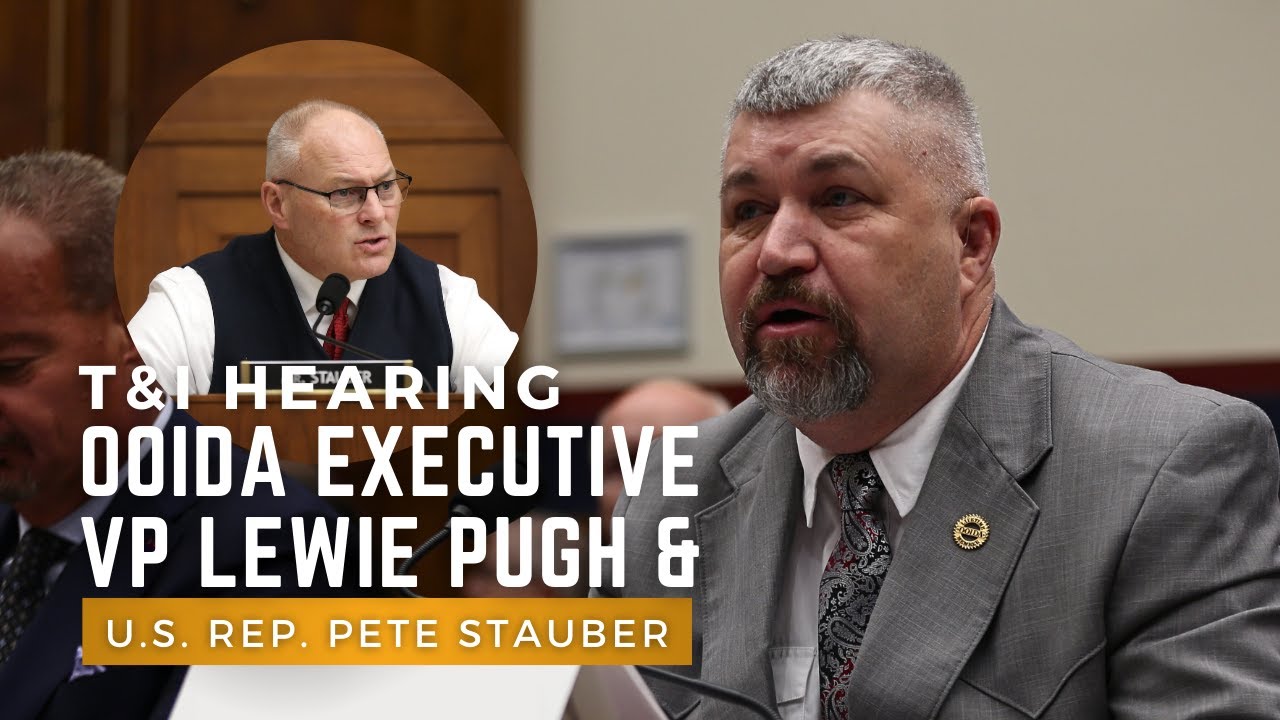 Rep. Stauber & Lewie Pugh Discuss Truck Weight Concerns and Driver Recruitment