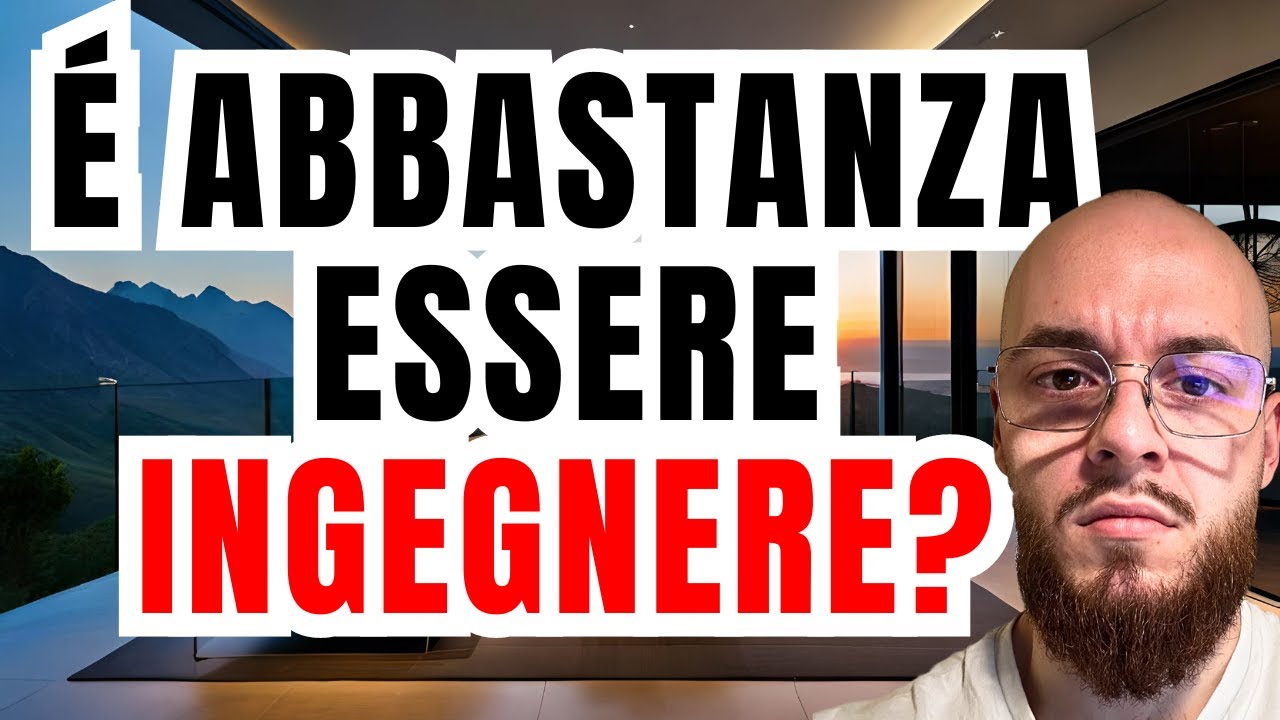 Ma non avevi detto che bastava essere ingegnere per vivere bene?