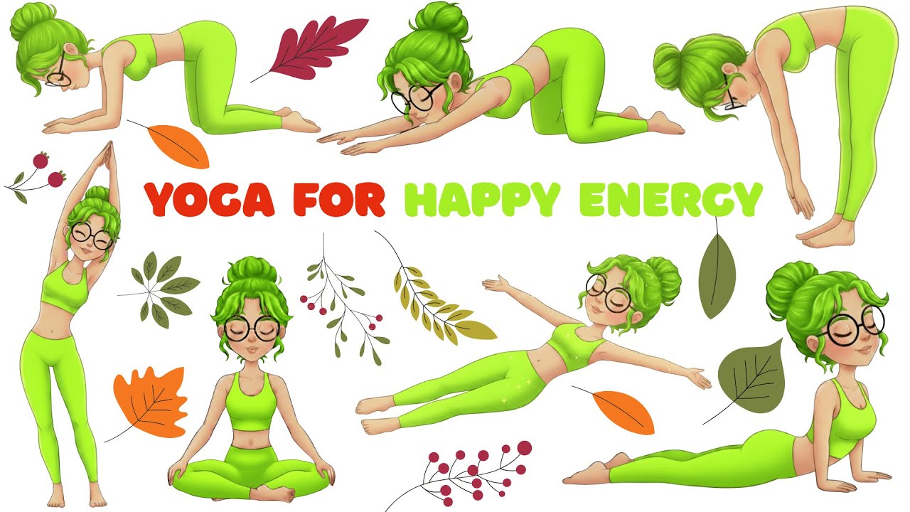Yoga for Happy Energy | Yoga for Children | Yoga for Positivity