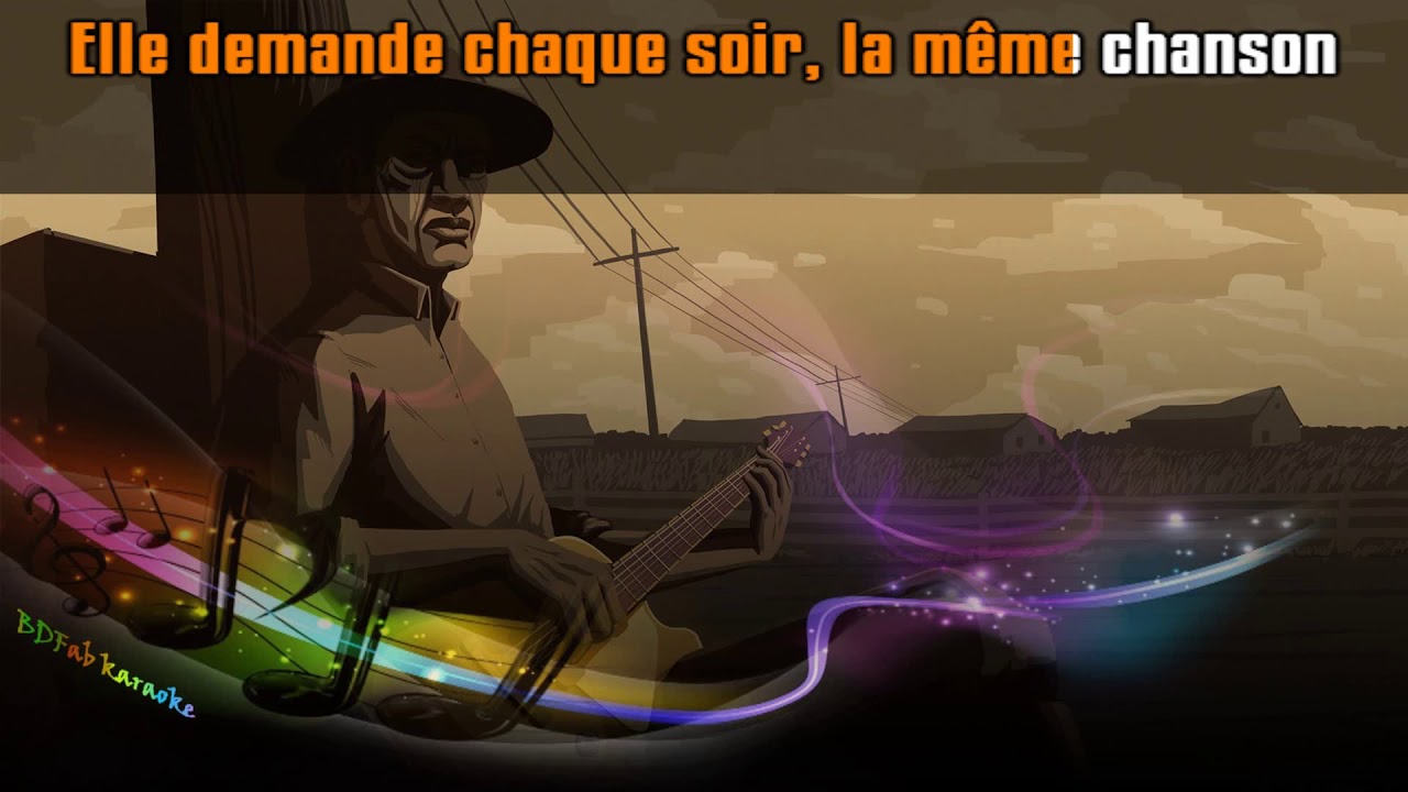Johnny Hallyday - La guitare fait mal (1991) [BDFab karaoke]