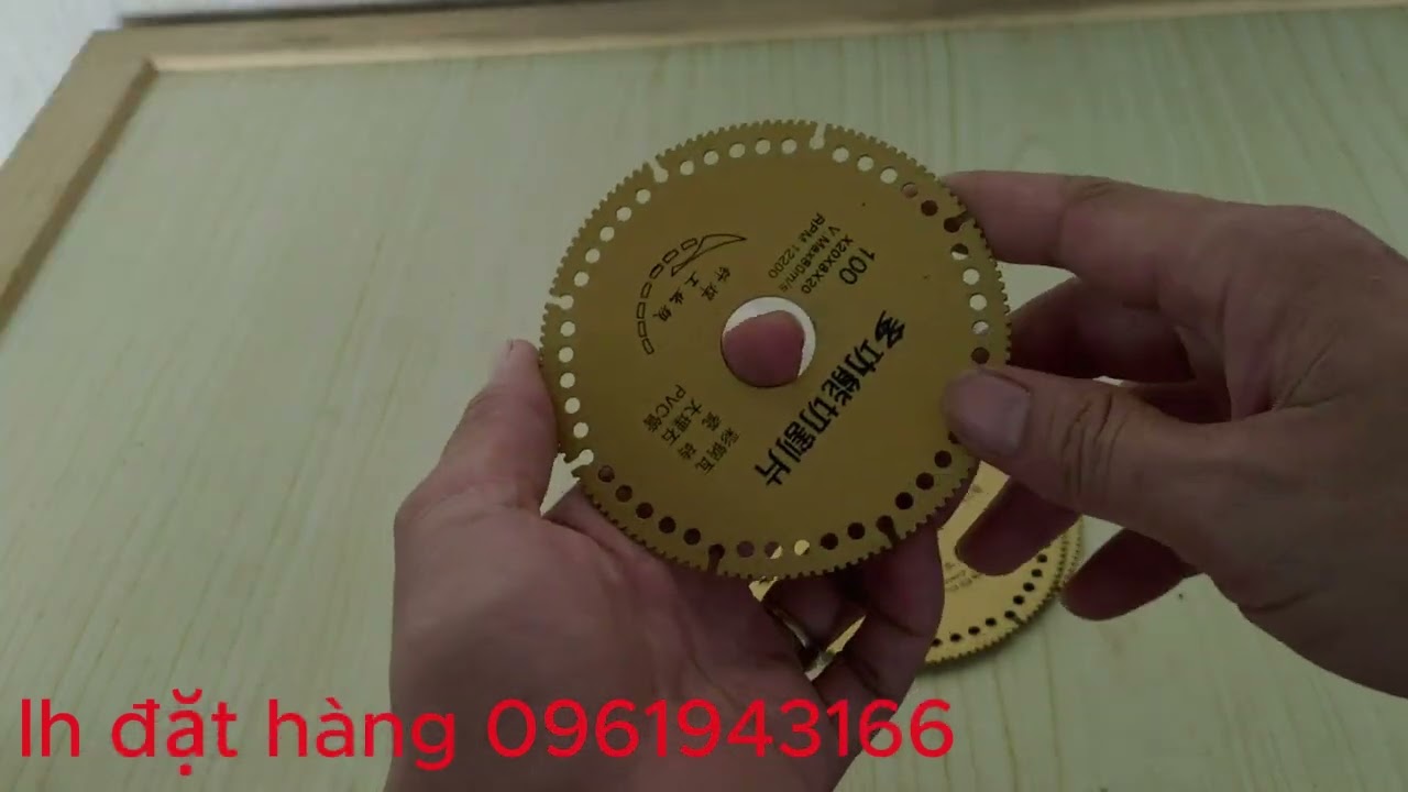 Lưỡi cắt đa năng lắp máy công cụ, cắt gạch cắt kính cắt sắt cắt nhựa chỉ bằng một lưỡi.