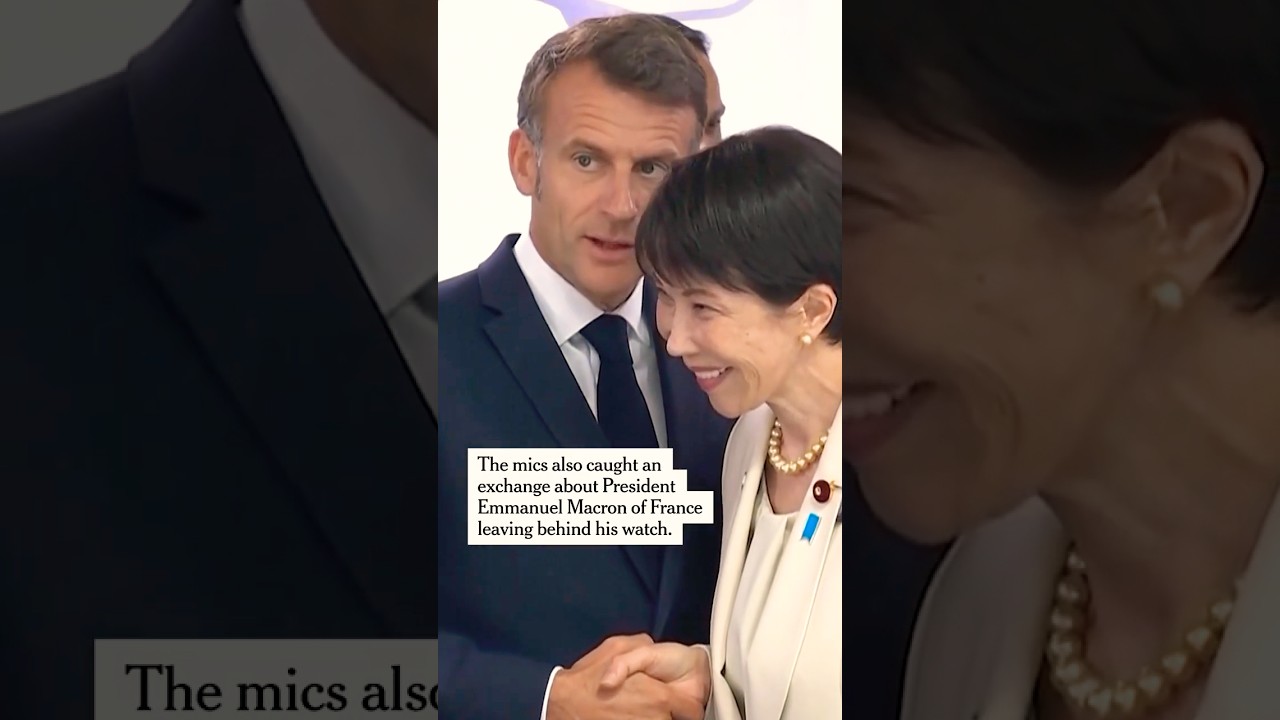 Mics Left on at the G7 Summit